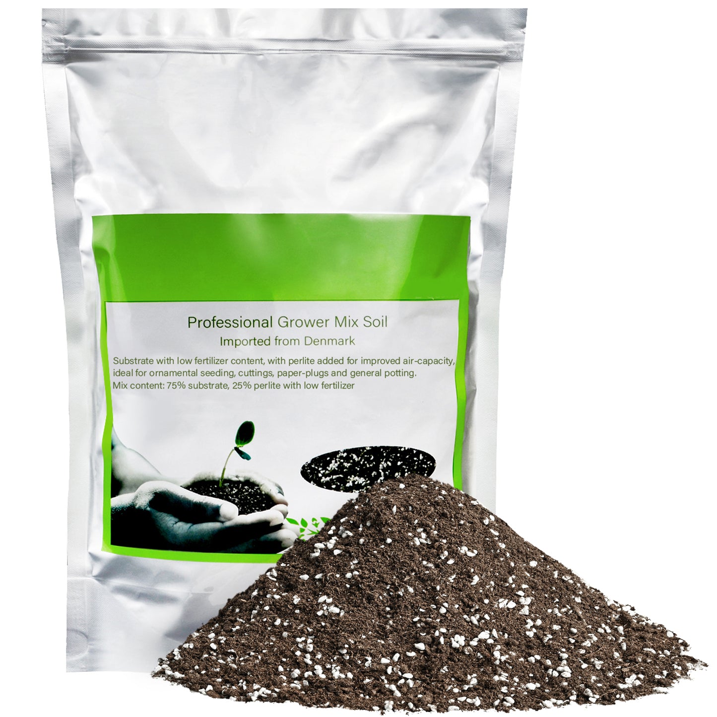 Potting Mix Soil for Container Plants, Flowers, Shrubs, 20qt (10 Bags)