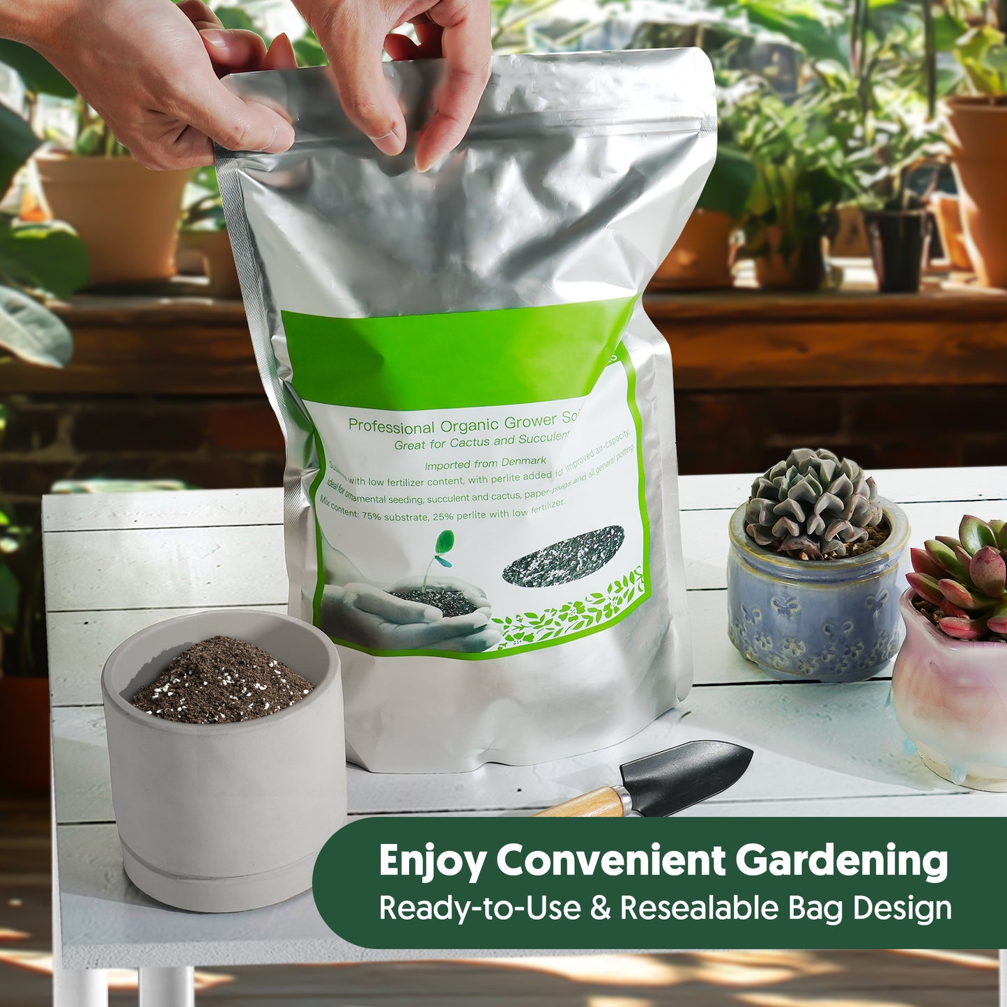 Potting Mix Soil for Container Plants, Flowers, Shrubs, 20qt (10 Bags)
