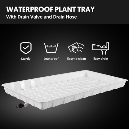 Indoor 3-Tier Greenhouse with Full Spectrum LED Light