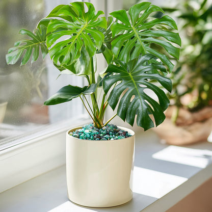 Green Crystal Pebbles, Polished River Rocks Decorative Rocks, 5mm-8mm