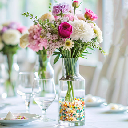 Mixed Crystal Pebbles, Polished River Rocks Decorative Rocks, 8mm-10mm