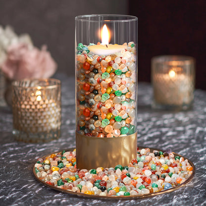 Mixed Crystal Pebbles, Polished River Rocks Decorative Rocks, 8mm-10mm