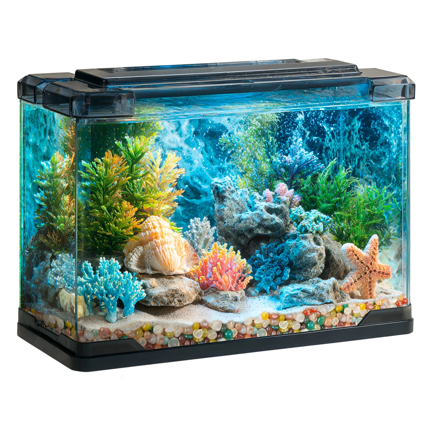 Mixed Crystal Pebbles, Polished River Rocks Decorative Rocks, 8mm-10mm