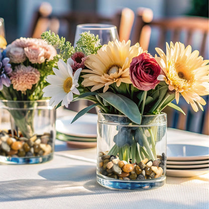 Mixed Pebbles, Polished River Rocks Small Gravel Stones, 8mm-12mm