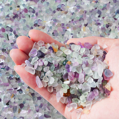 Purple Crystal Pebbles, Polished River Rocks Decorative Rock, 5mm-7mm